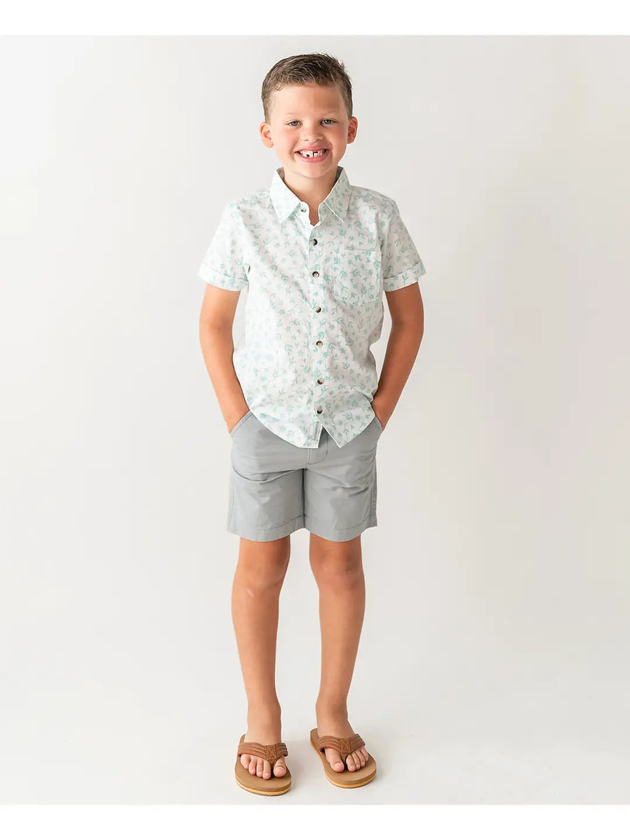 Boys Harbor Gray Chino Shorts