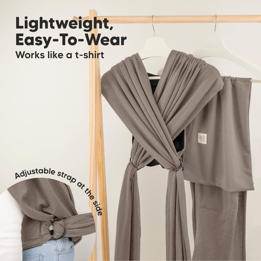 D-Lite Baby Wrap Carrier - Copper Gray