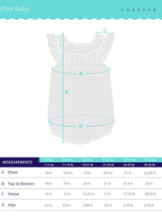 Square-Neck Bubble Romper - Sylvia Blue on White