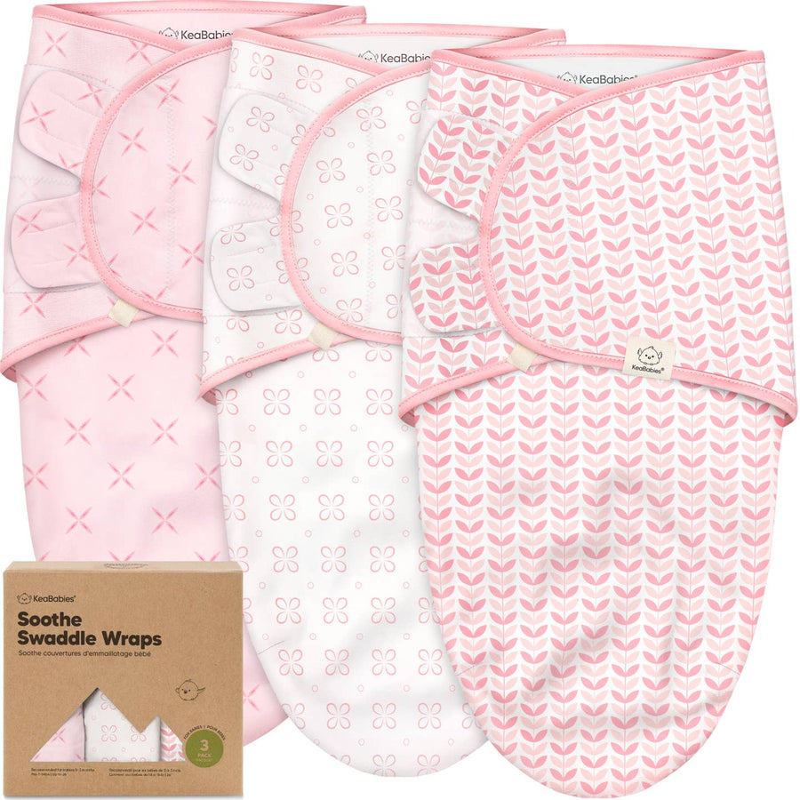 SOOTHE Swaddle Wraps - 3-Pack (Blossom)
