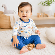 Organic Cotton Dino Baby Tee & Jogger Set