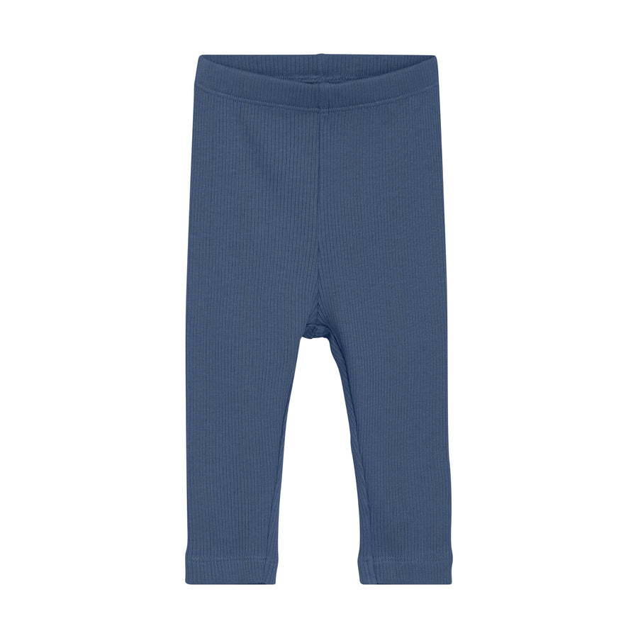 Ribbed Leggings - China Blue