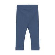 Ribbed Leggings - China Blue