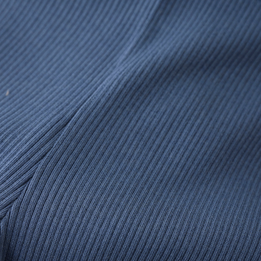 Ribbed Leggings - China Blue