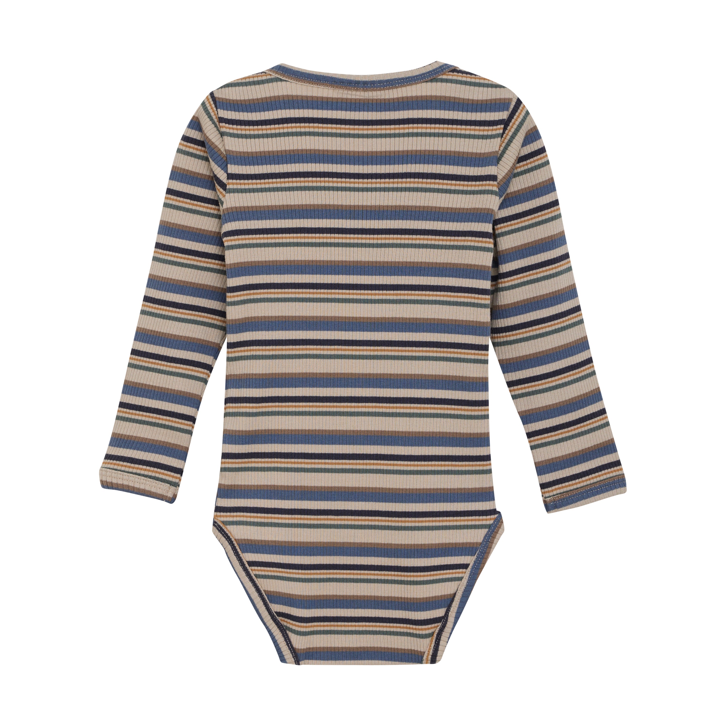 Long Sleeve Bodysuit - China Blue Stripe