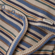 Long Sleeve Bodysuit - China Blue Stripe
