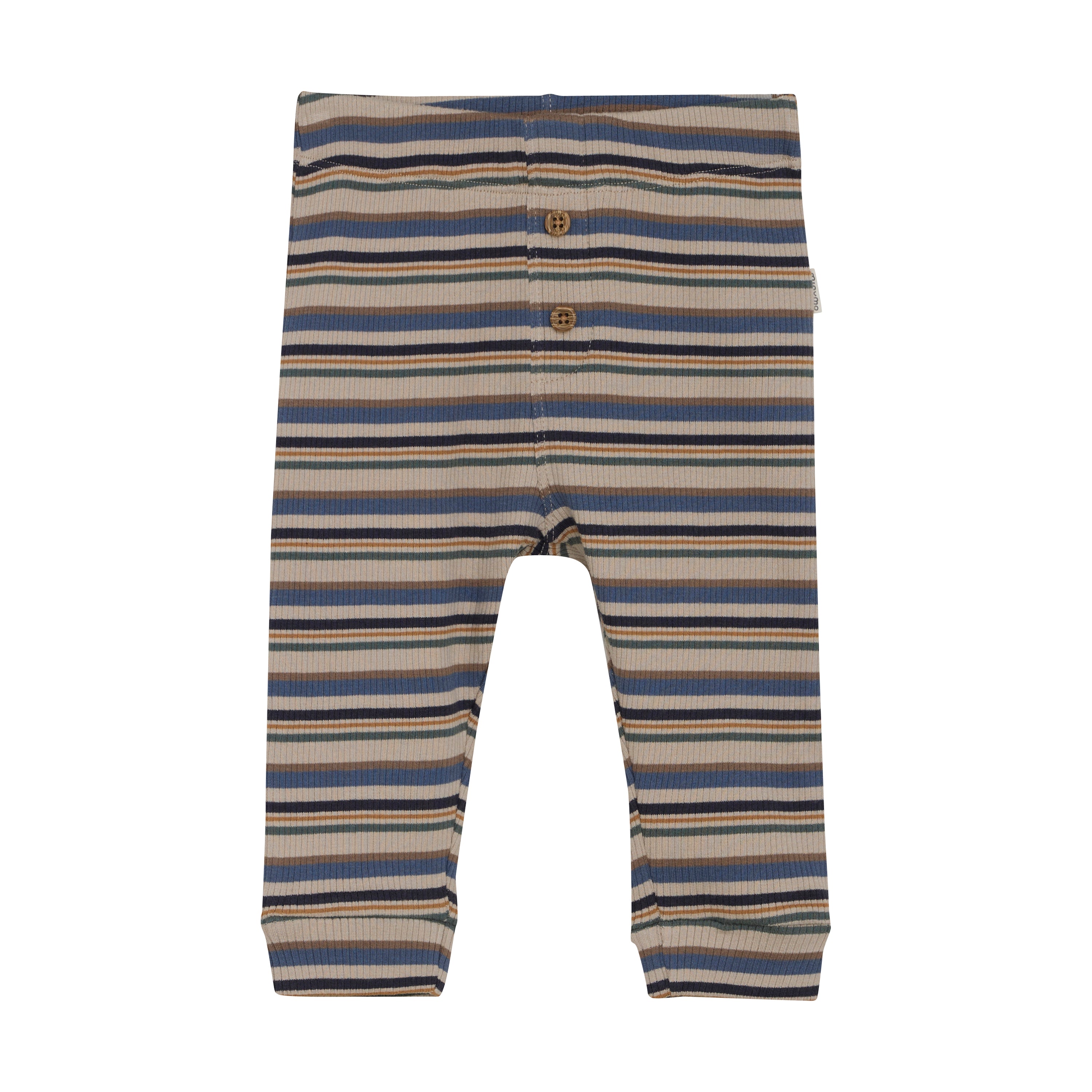 Ribbed Leggings - China Blue Stripe