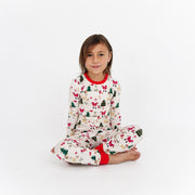 Bamboo Two Piece Long Sleeve Pajamas - Cozy Christmas