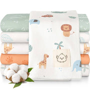 Organic 6 Pack Shea Burp Cloths - Wilderness