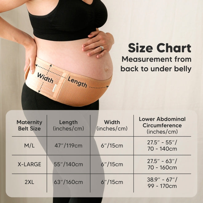 Maternity Support Belt - Classic Ivory - M/L