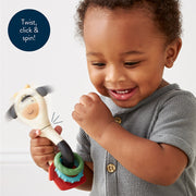 Itzy Spinner Rattle - Cow