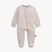 Modal Magnetic Ruffle Footie - Apple Blossom
