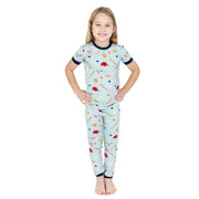 Bamboo Two Piece Long Sleeve Pajamas - Play Ball Baseball