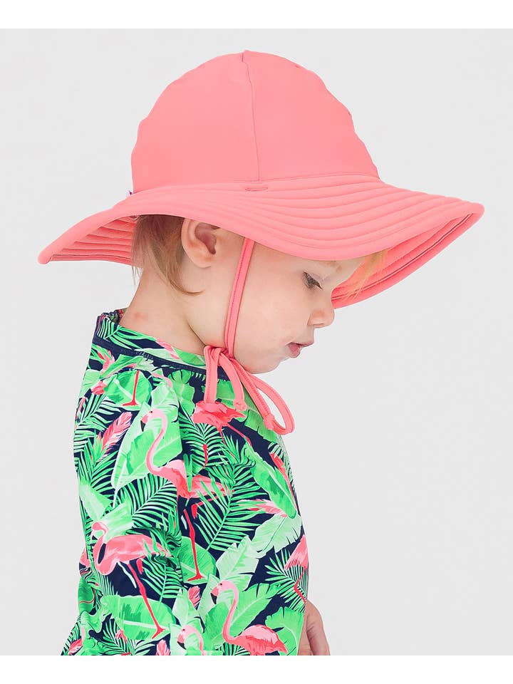 Bubblegum Pink Swim and Sun Hat