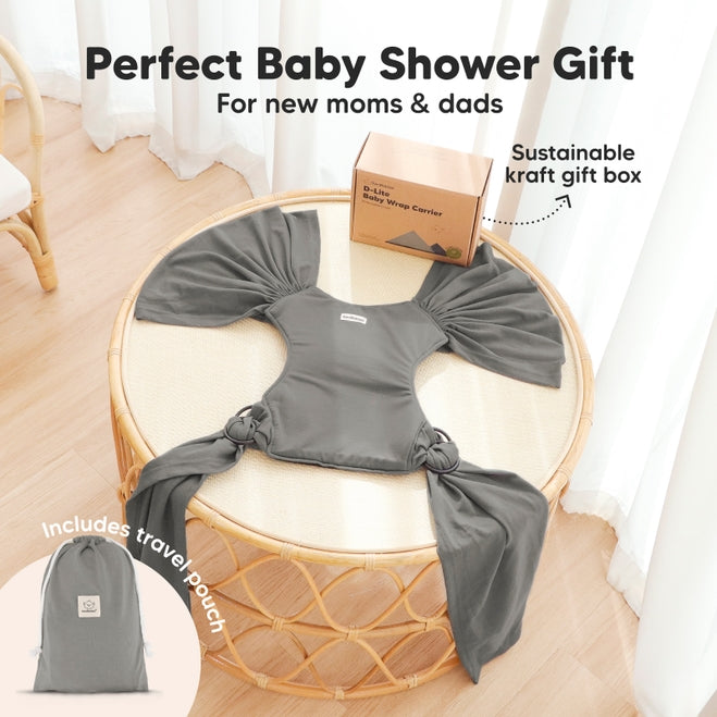 D-Lite Baby Wrap Carrier - Graphite