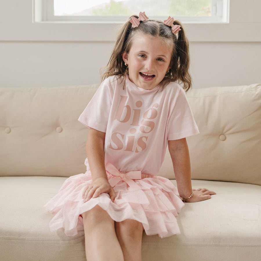 Big Sister Tee - Pink