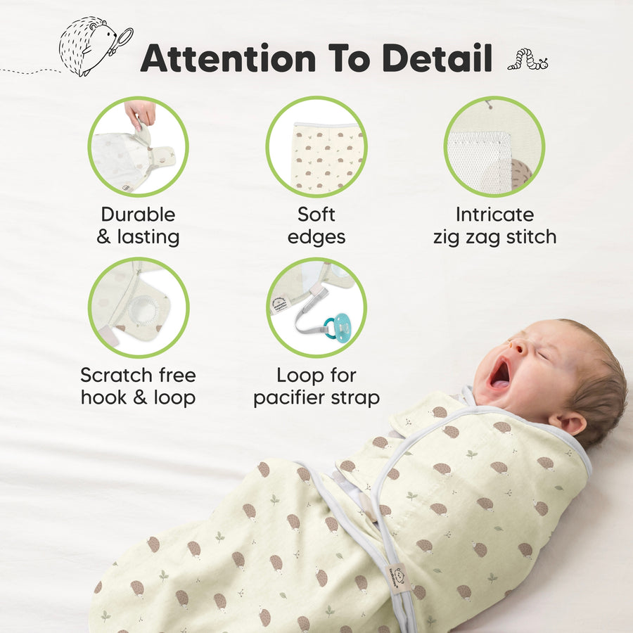 SOOTHE Swaddle Wraps - 3-Pack (Nibbles/Bruce)