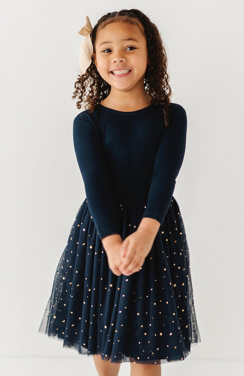 Bamboo + Tulle Dress - Esme