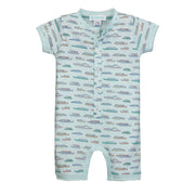 Henley Romper - River Cruise on Aqua