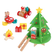 Wooden Play Set - Christmas Tree House