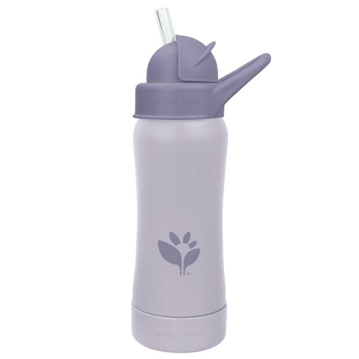 Sprout Ware Straw Bottle 10oz - Plum