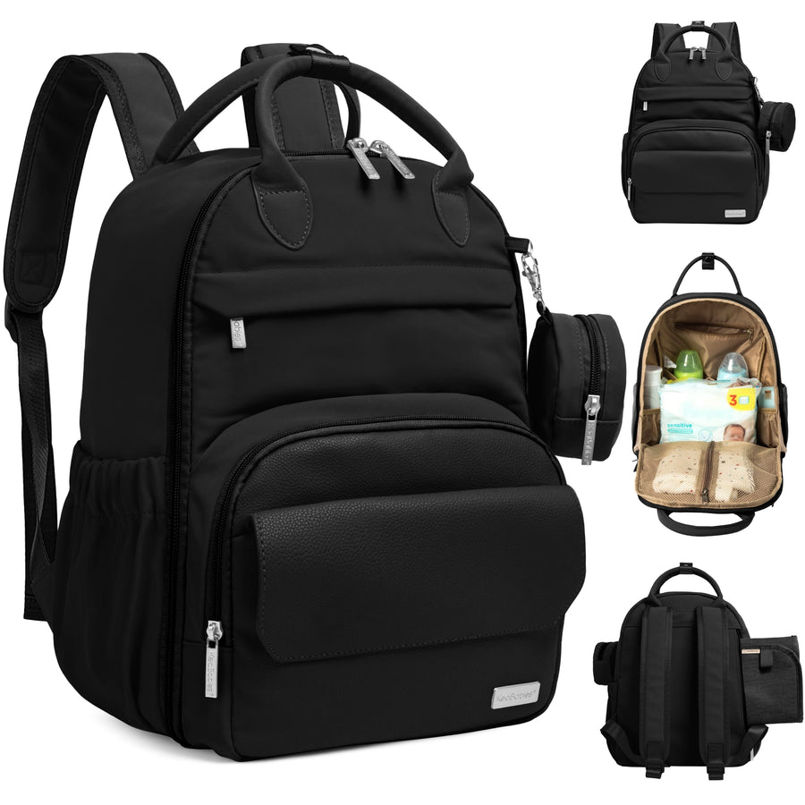 Play Diaper Bag - Jumbo - Trendy Black