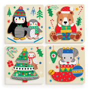 Wooden Puzzles - Festive Friends