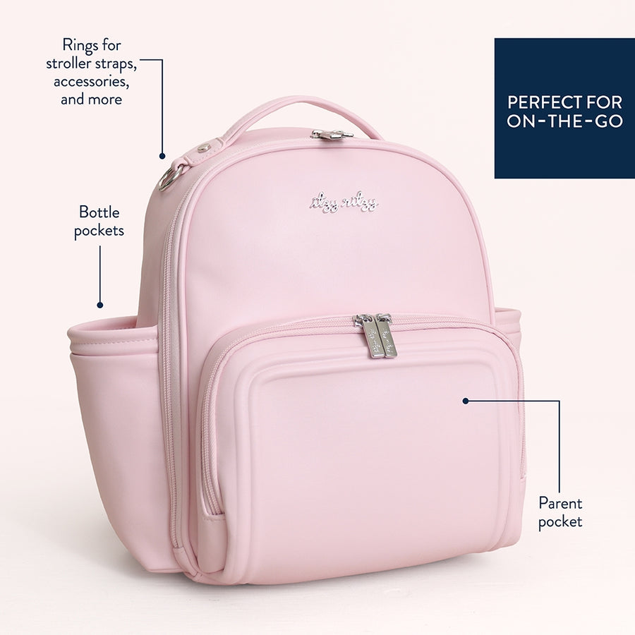 Itzy Mini Plus Diaper Bag -  Ribbons And Roses