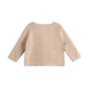 Organic Cotton Embroidered Baby Knit Cardigan - Bird