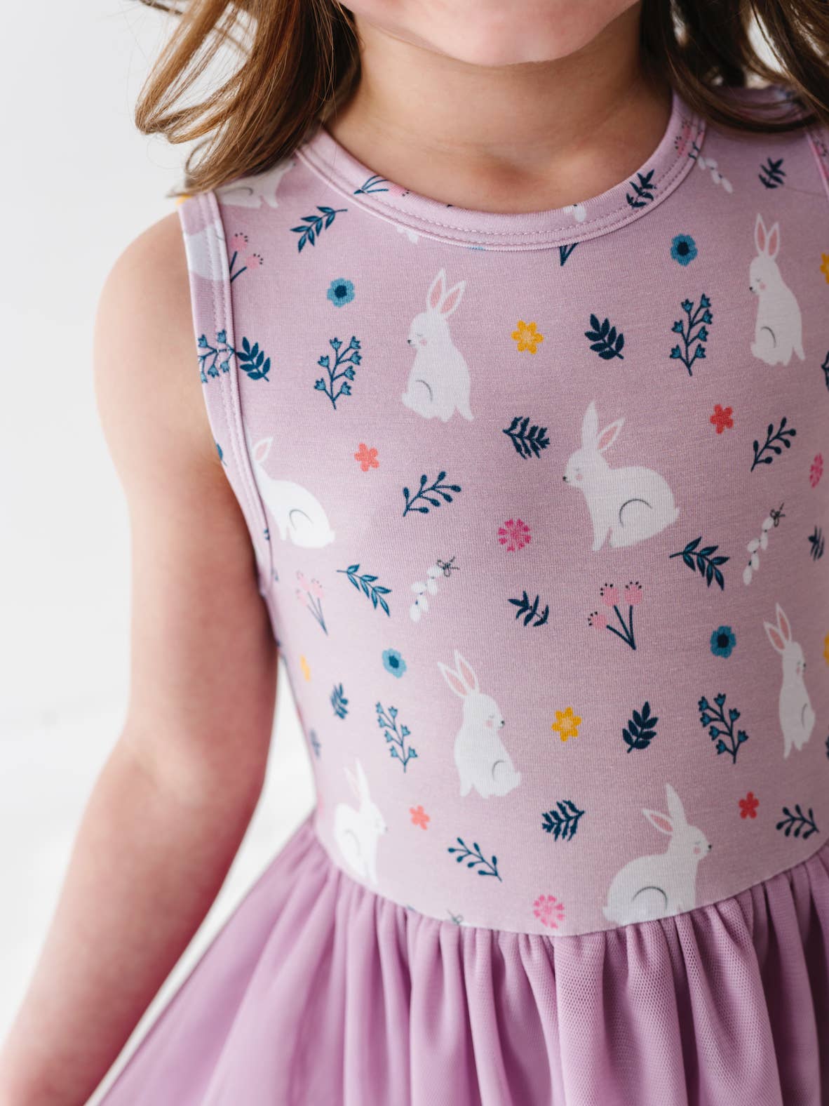 Bamboo + Tulle Dress - Belle Bunny