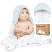 Luxe Baby Hooded Towel - Blue Whale