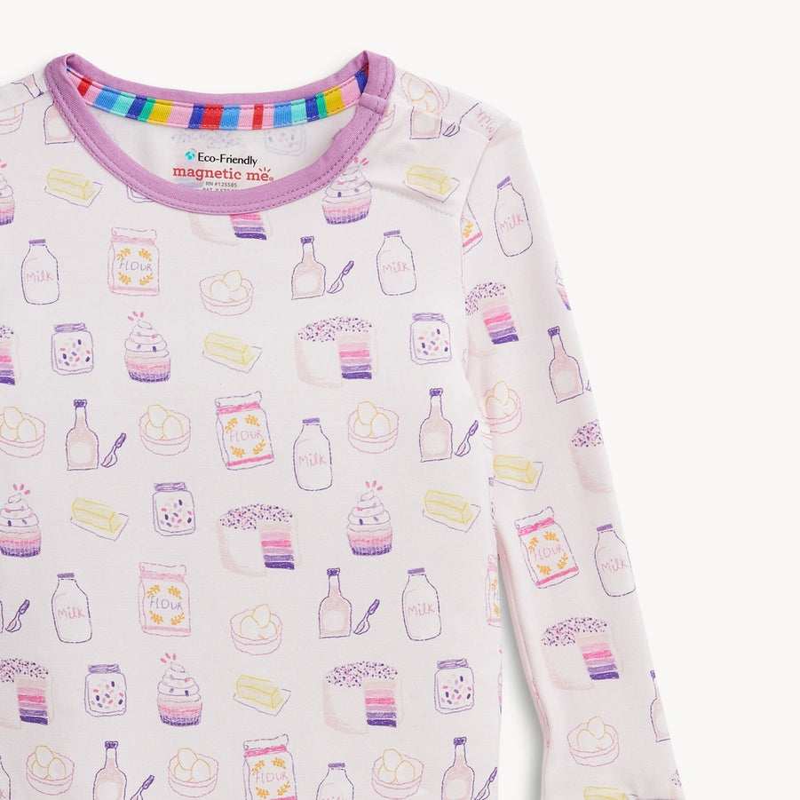 Modal Magnetic Long Sleeve Toddler Pajamas - Bake Boss
