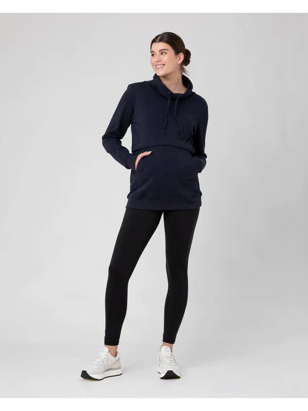 Joey Maternity/Nursing Sweatshirt - Navy