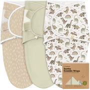 SOOTHE Swaddle Wraps - 3-Pack (Dino Ridge)