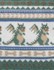 Organic Cotton Dragon Fairisle Sweater