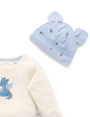 Organic Cotton 3 Piece Gift Set - Castle Print