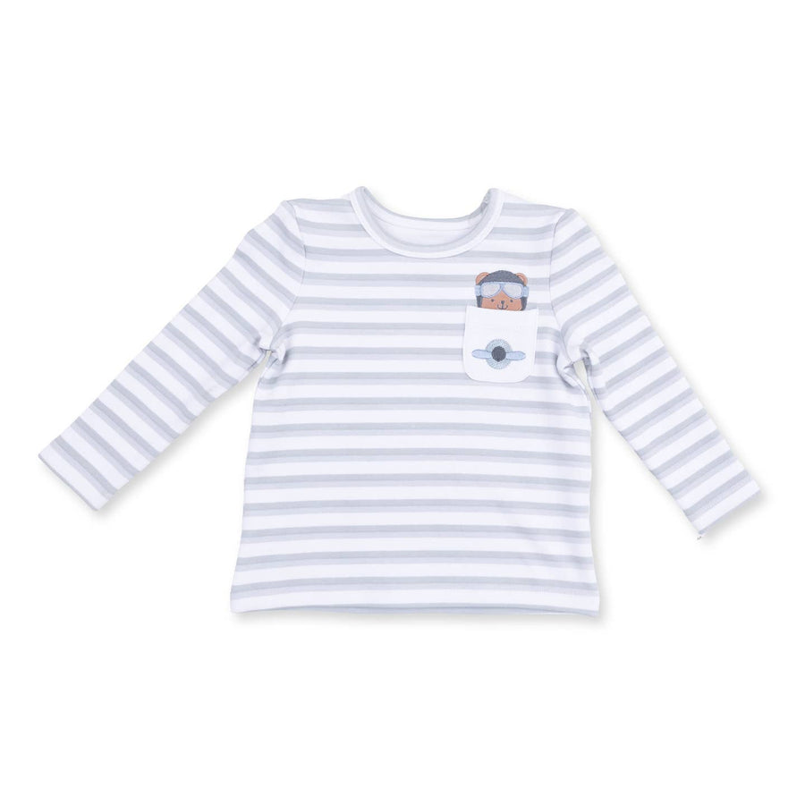 Uni Long Sleeve Shirt - Vintage Airplane Pilots