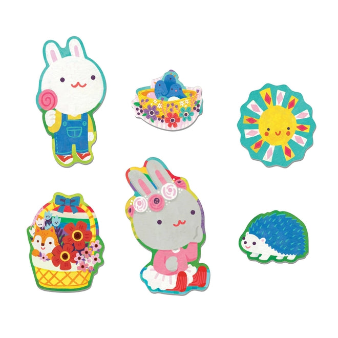 Floor Puzzle - Garden Bunnies