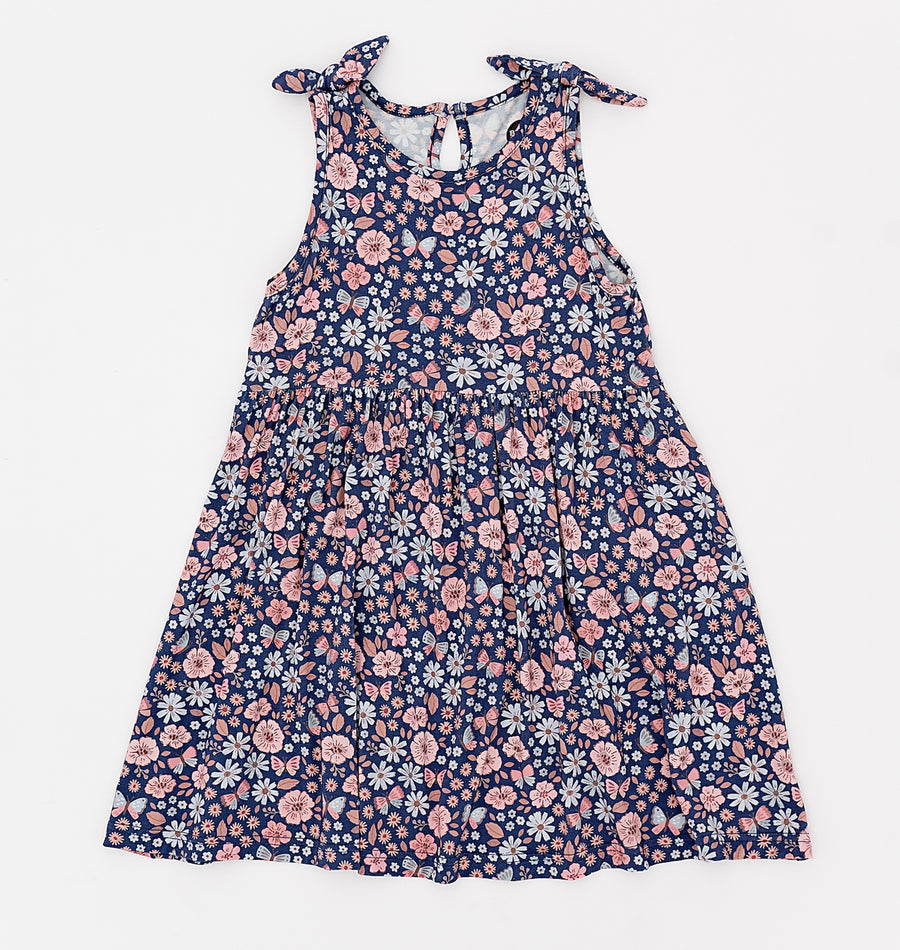 Harper Bow Tie Tank Dress - Mae
