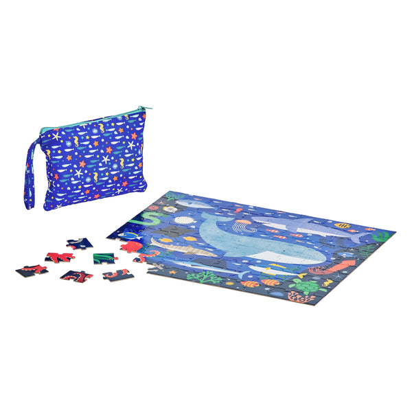Two Sided On-The-Go Puzzle - Under The Sea