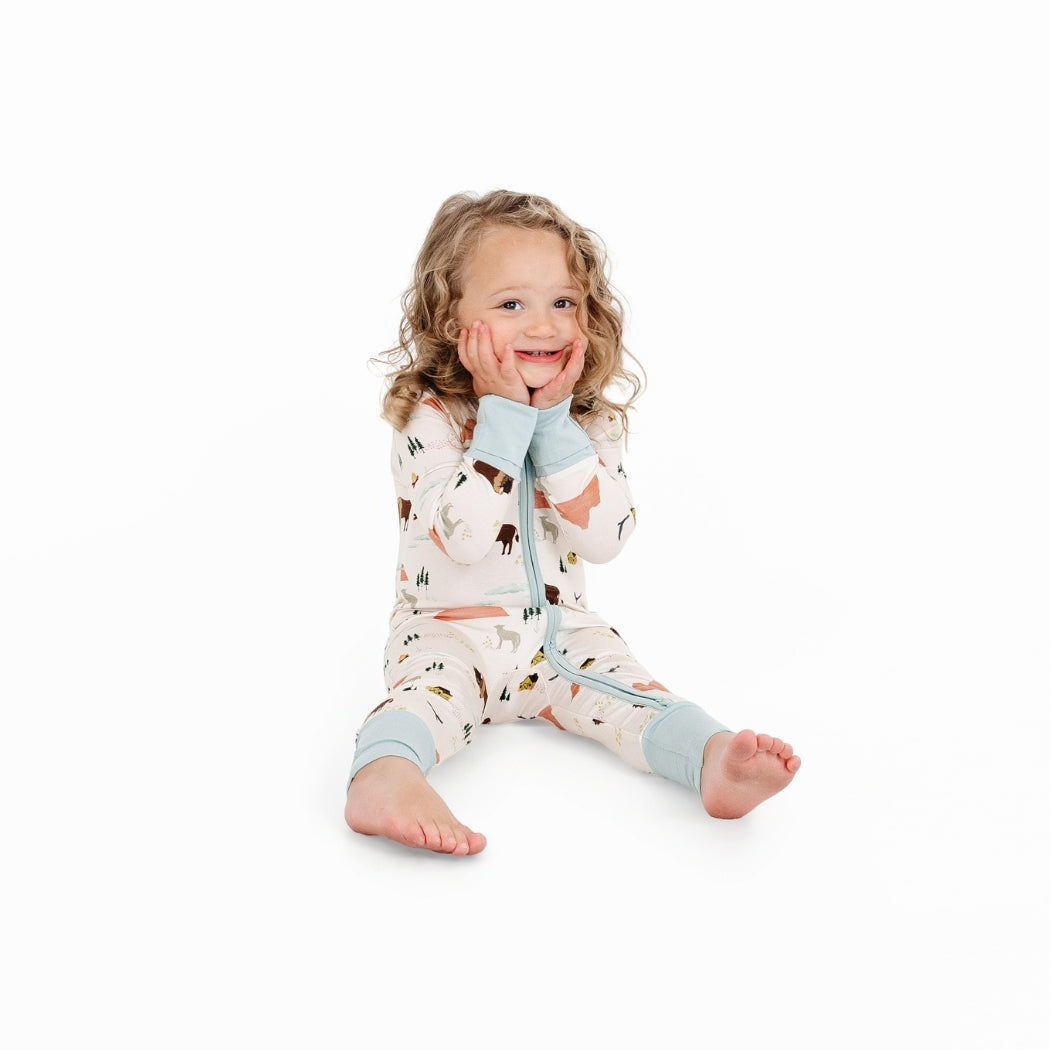 Bamboo Baby Convertible Romper - On the Ranch