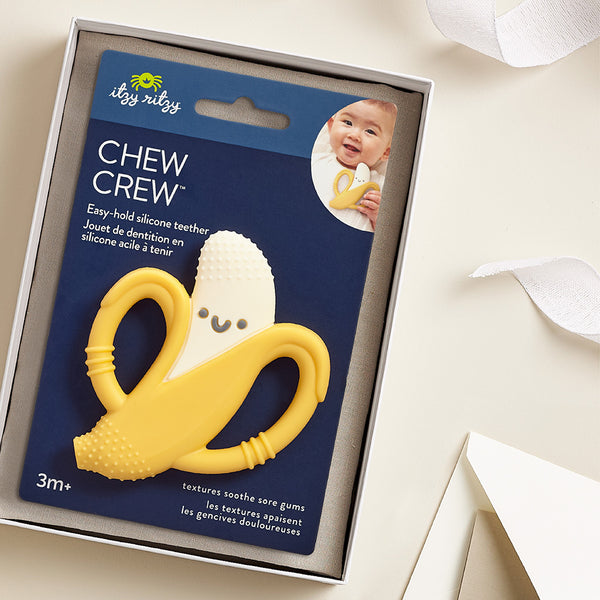Chew Crew Silicone Teether - Banana