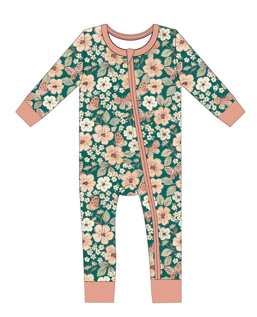 Bamboo Convertible Footie - Juniper