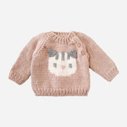 Knit Pullover Sweater - Cat