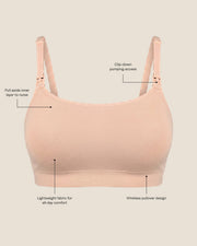 Every Stage Pumping & Nursing Bra - Blush