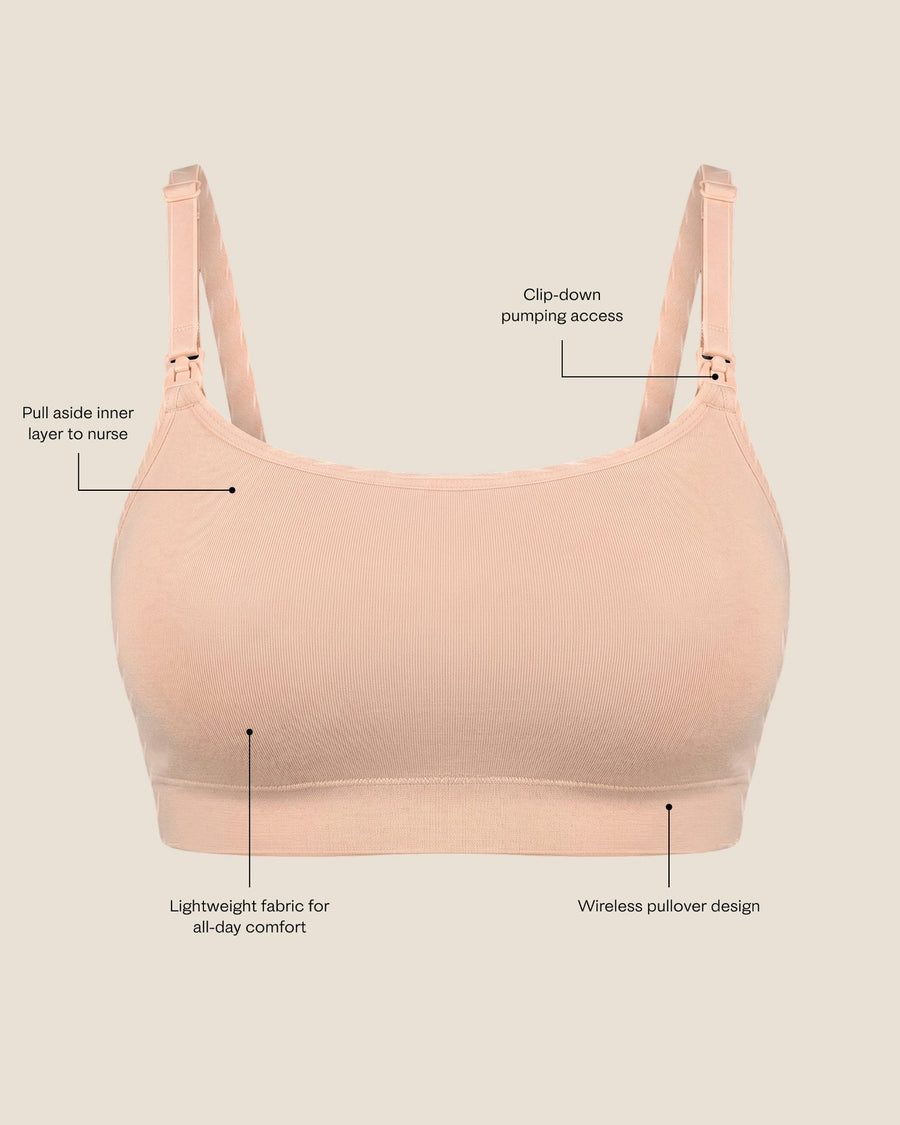 Every Stage Pumping & Nursing Bra - Blush