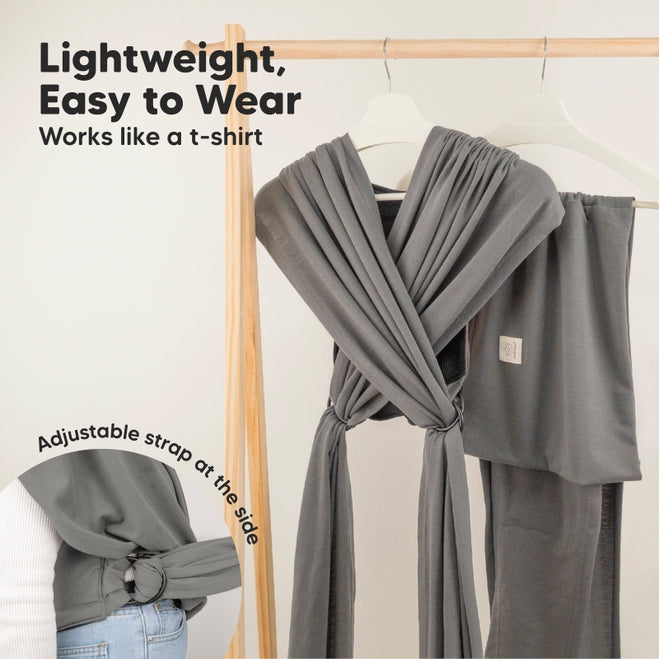 D-Lite Baby Wrap Carrier - Graphite