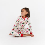 Bamboo Two Piece Long Sleeve Pajamas - Cozy Christmas