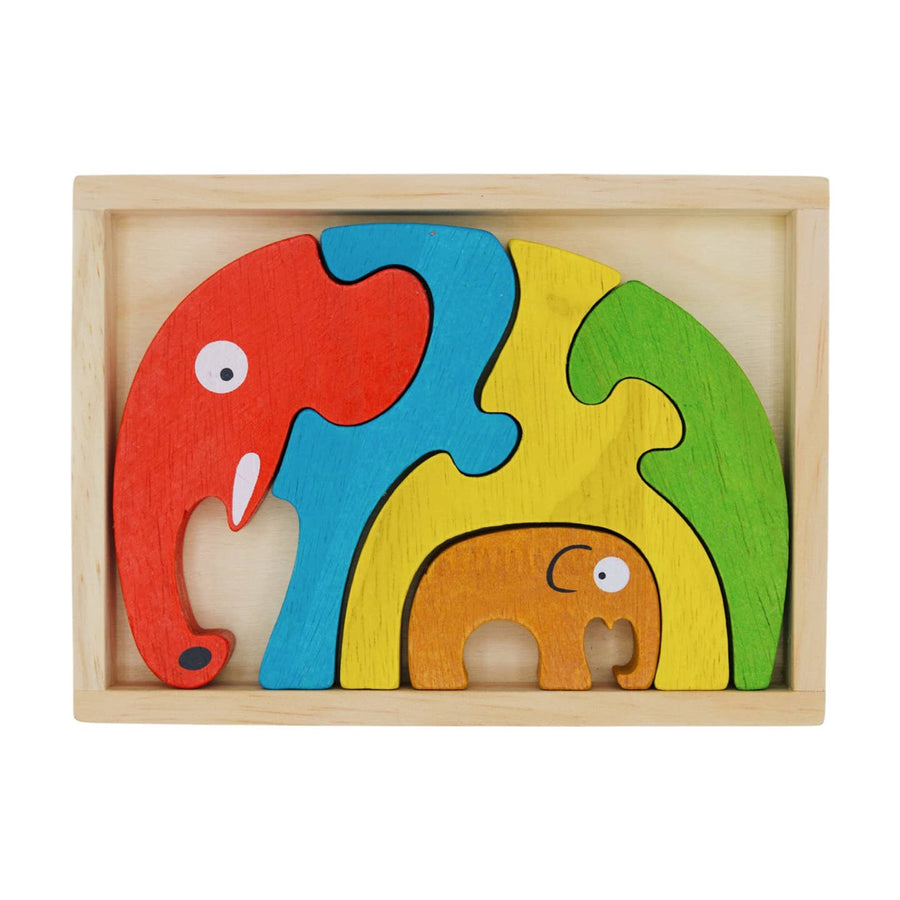 Elephant Family Puzzle