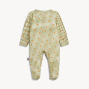 Modal Magnetic Footie - Pumpkin Plaid